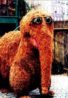 Hi kids! My name is Aloysius Snuffleupagus, but you can call me Snuffy!