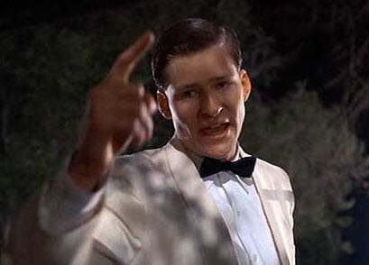 Most of the movie is exciting and funny, and the best part is when George McFly tells Biff to get his "damn hands off her" and then punches him out cold.