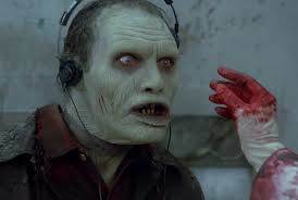 Romero's 3rd Zombie film which shows a zombie kept as a pet, who is smarter than his predecessors, in that he has the ability to be taught, and learn, but he also is much more animated than the shuffling, empty Zombies before.