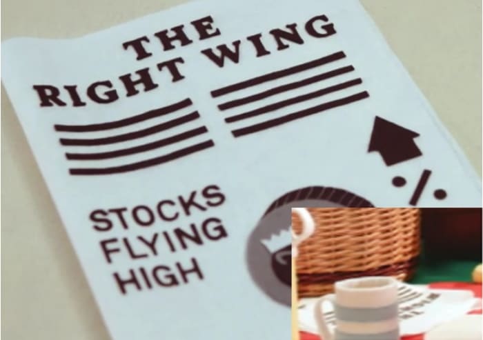 The Right Wing from the first episode of Don't Hug Me I'm Scared has it's first cameo appearance here in the third installment as a clue to the true meaning behind the "Cult of Love"