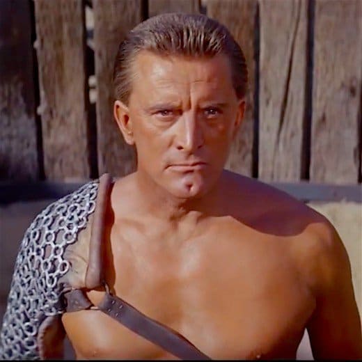 Kirk Douglas starred with Jean Simmons, Laurence Olivier, and Tony Curtis in the highly acclaimed 1960 film classic Spartacus.
