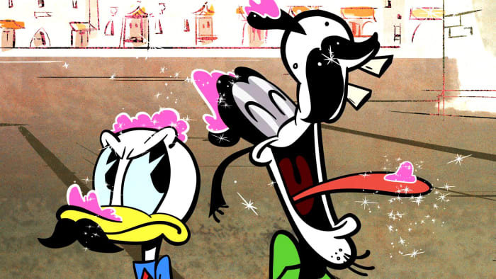 A Mickey Mouse short taking place in the Middle East. At least global politics doesn't squander creativity.