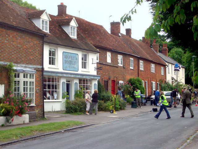 TV series Midsomer Murders uses many locations in the south Chilterns for scenes in the fictional Midsomer County. licensed for reuse under Creative Commons Licence.