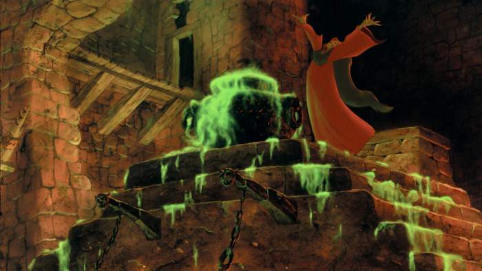 The Black Cauldron (1985) was the first Disney theatrical feature to receive a PG rating instead of a G rating. It almost received a PG-13 rating, but was edited twice to cut several of the darker scenes.