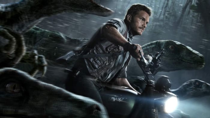 Actor Chris Pratt starred in "Jurassic World" as a velociraptor trainer turned hero. In interviews, Pratt has called himself more of an athlete than an actor.