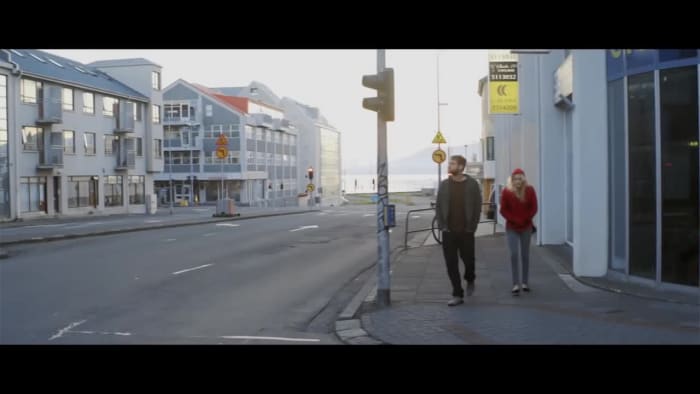 Riley and Jenai take a stroll down the empty streets and make themselves a coffee at a cafe.
