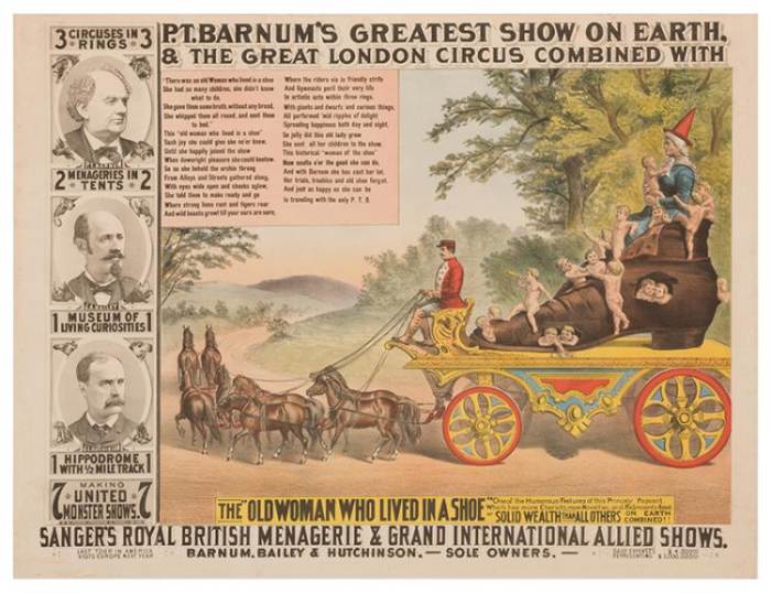 A Master Of Marketing, Barnum Always Insisted That Posters Be Spectacular In Appearance To Grab The Attention Of Passers By.
