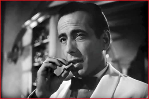 Casablanca won Best Picture in the Academy Awards, and Humphrey Bogart's portrayal of Rick was one of the reasons why.