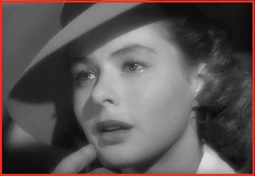 Ingrid Bergman was nominated for a Best Actress Oscar in 1944, but not for playing Ilsa in Casablanca. She was nominated for playing Maria in For Whom the Bells Toll. She lost to Jennifer Jones who starred in The Song of Bernardette.