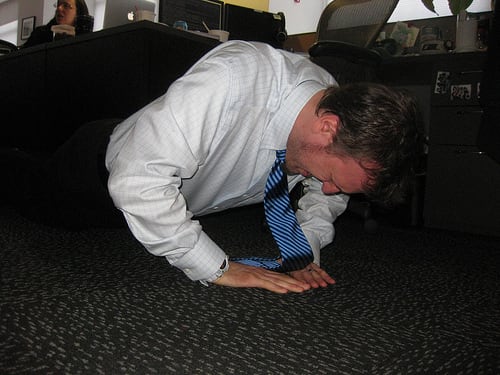 Diamond Push Ups: Send a Message on Casual Friday