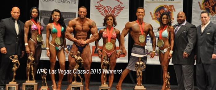 Bodybuilding contests are judged by event-specific criteria. Contest preparation couples strength training with strict dieting habits.