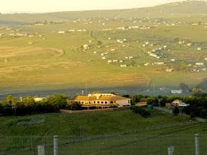 The sun rises over the home of Former President Nelson Mandela's home in Qunu, Eastern Cape.