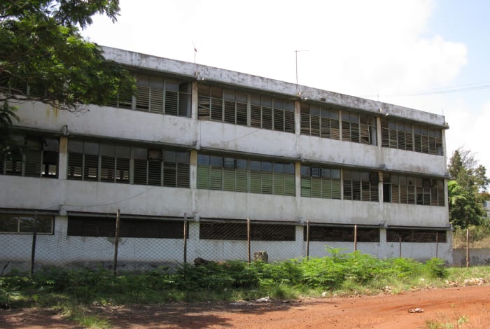 Countryside school building in the East of Cuba.