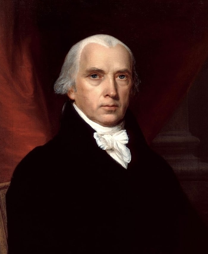 James Madison; often referred to as the "Father of the Constitution" due to his remarkable insight and contributions to the Constitution.
