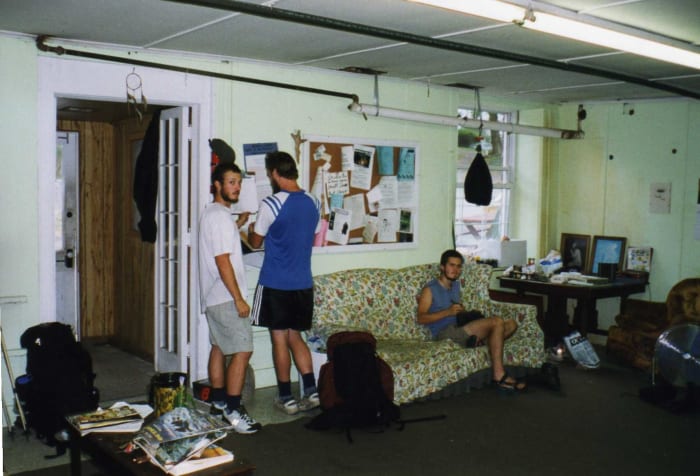 Hostels, like this one in Delaware Water Gap, offer a place to shower and do laundry while resupplying in town.