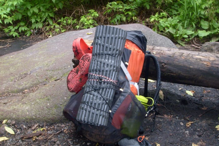 If you are heading out backpacking, you'll need a few more things - including a snazzy backpack like mine and a pair of crocs.