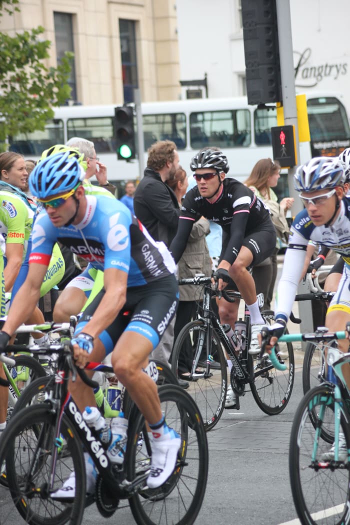 Look deeper into this picture and ask yourself- Do professional cyclists have big thighs?