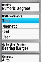 It is easy to choose which north reference you want with a GPS, but there are limitations as well.