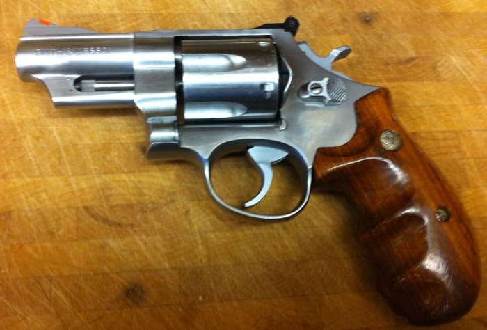 S&W M657 .41 Magnum. Big-bore stainless steel revolvers make excellent hunter backup guns