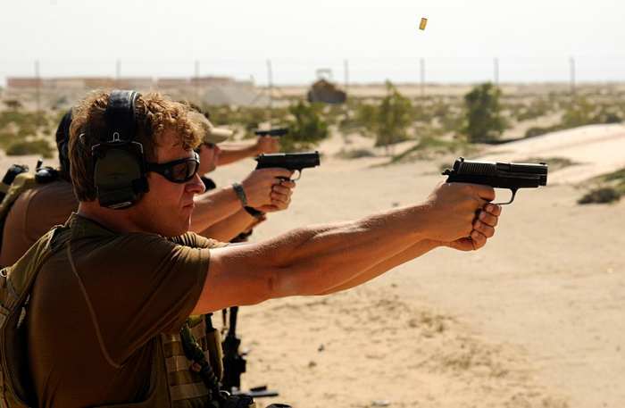 Modern, two-handed shooting skills are important, but shooters should also practice one-handed, instinctive techniques.