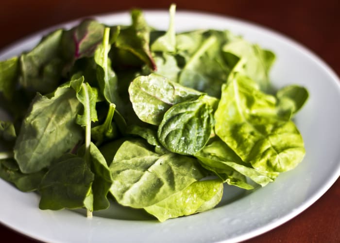 To swap out green beans, have three cups of fresh (or one cup cooked and drained) spinach, a salad of lettuce and a few cherry tomatoes, or the same measurement of just tomatoes.