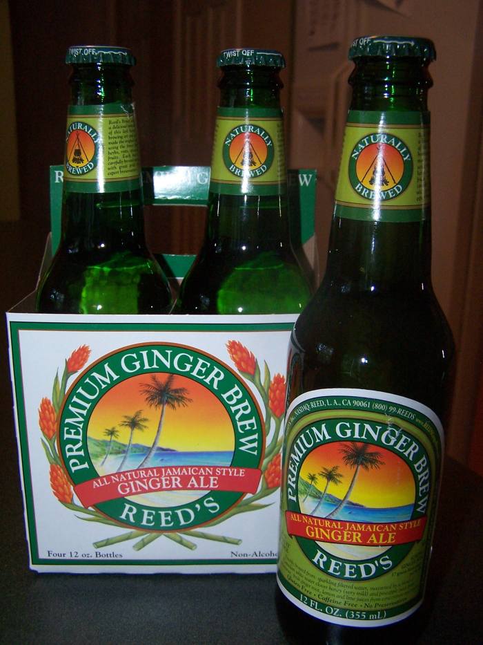 Ginger Ale is a good source of ginger, but be sure to read the label and get a ginger ale that contains real ginger, not ginger flavoring.