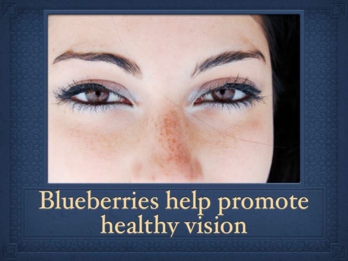 Ocular health can be maintained by adding blueberries to your diet.