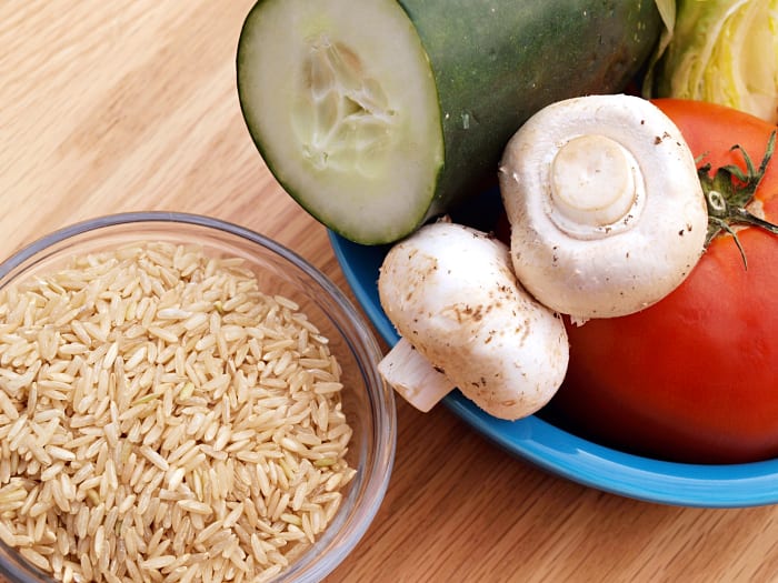 Day seven of the GM diet mainly consists of brown rice and vegetables, though drinking fruit juice is also encouraged.