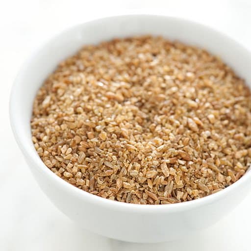 Uncooked Freekah grains