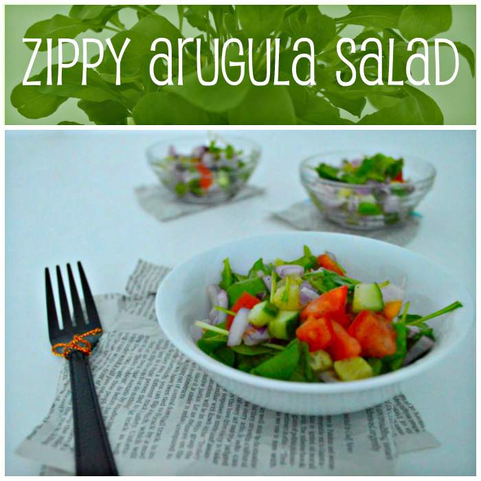 It's easy to make a simple yet striking salad with a snappy-flavoured leafy green like arugula. A squeeze of lemon and a dash of sea salt can transform salad rocket into a vibrant dish.