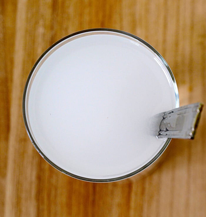 The salt water flush for the Master Cleanse Diet is simple to make—mix the salt into a glass of water.