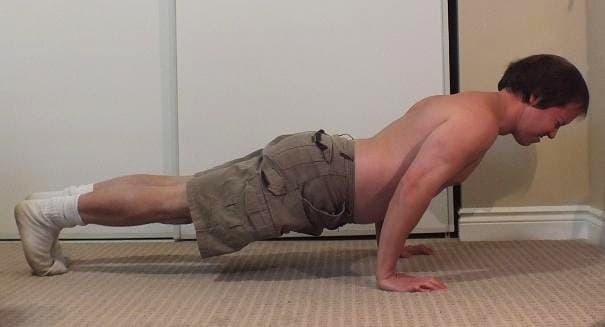 Pseudo Planche Push ups.