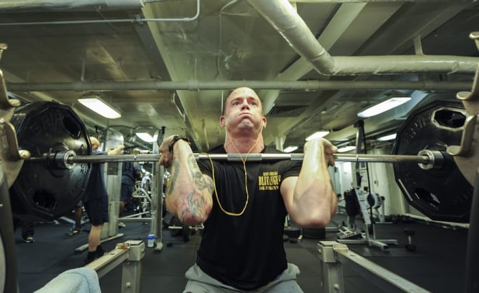 Decide how many days a week you want to train and determine what muscle groups you will work on what days.