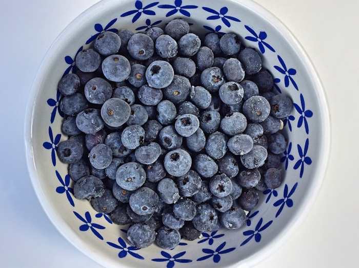 Frozen blueberries are perfect for thawing a bit and juicing, blending for a quick frozen dessert and eating as a quick snack.