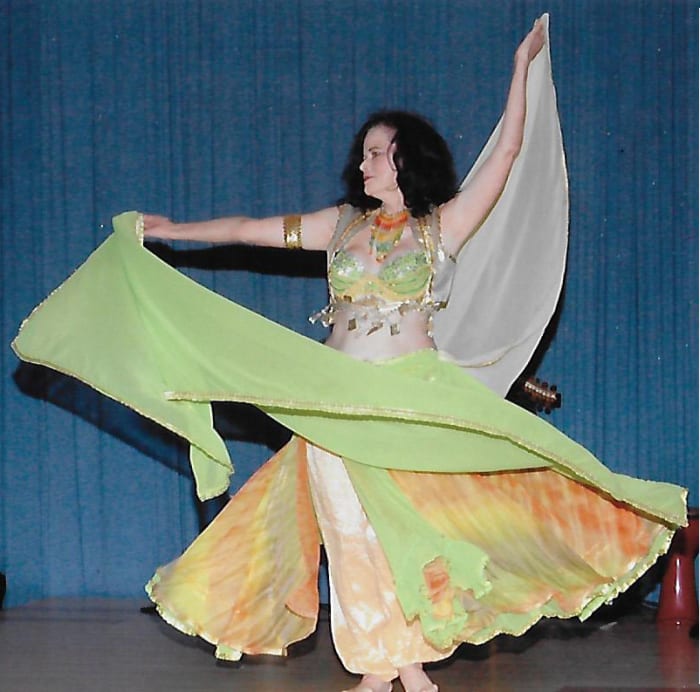Belly dancing exercises the entire body as movements effect both the interior and the exterior portions of the body.