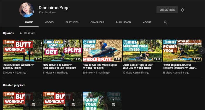 Yoga for Beginners | The Best Online Yoga Classes (6 Great Yoga and Fitness YouTube Channels) | Dianisimo Yoga