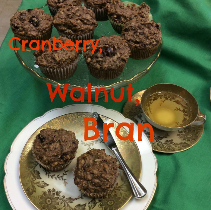 Adapt a bran muffin recipe to include dried fruits, nuts, seeds, wheat germ and other super ingredients.