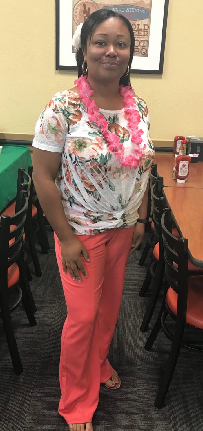 I had a surprise party for a friend yesterday (06/23/2018)... this time it was Hawaiian-themed. As of yesterday, I weigh 180 pounds.