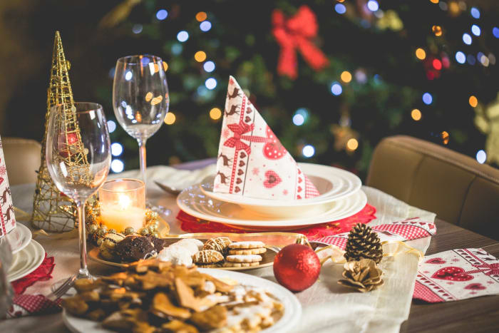 If you know there's a delicious festive meal coming up, hold off on treats so you'll have plenty of room to enjoy that meal!