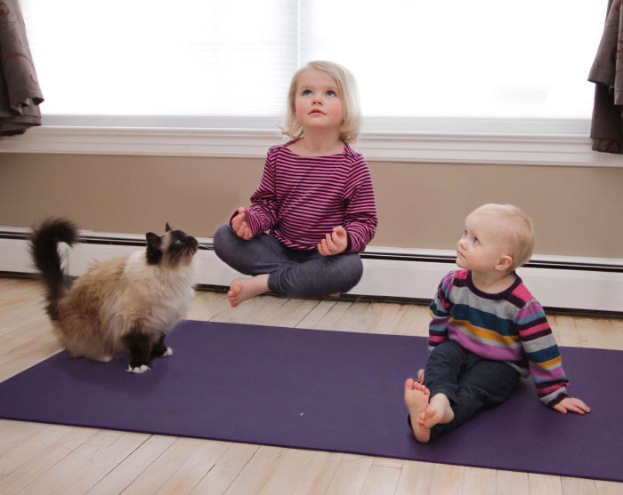 Yoga can help kids to develop focus and concentration skills, helping them to do better in school.