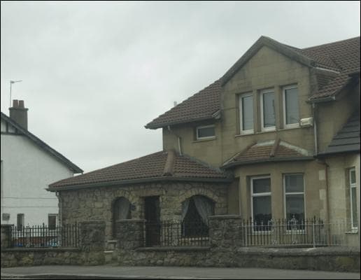 Arthur Thompson's plush home in Blackhill, Glasgow. two ex-council houses knocked into one, and dubbed the 'Ponderosa'