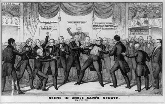 Violence In The U.S. Congress: Fistfights On The Senate Floor - Soapboxie