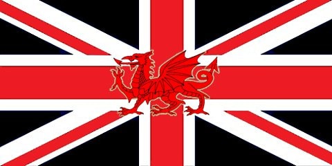 A possible Union Jack without Scotland. This idea of my own combines other designs with the Red Dragon in the centre and the black of St David's Cross replacing the blue of Scotland. I like it, but then I'm half-Welsh so perhaps I'm biased!