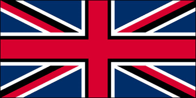 Another design which incorporates part of St David's Cross - in this case the black colour of the Cross. (As a side issue some also favour a black component to represent the modern multi-racial Britain)