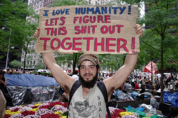 The Occupy movement was an eclectic collection of various leftist ideologies. Free hippies, to progressives right out of college and already burdened with crushing debt...to socialists of varying persuasions and anarcho-communists.