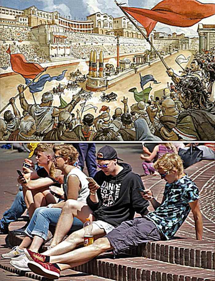 Obscenely wealthy Roman emperors pacified their peasants with bread and circuses. UBI will allow today's rulers to dumb down their "marginals" with burgers and video games. All Hail UBI!
