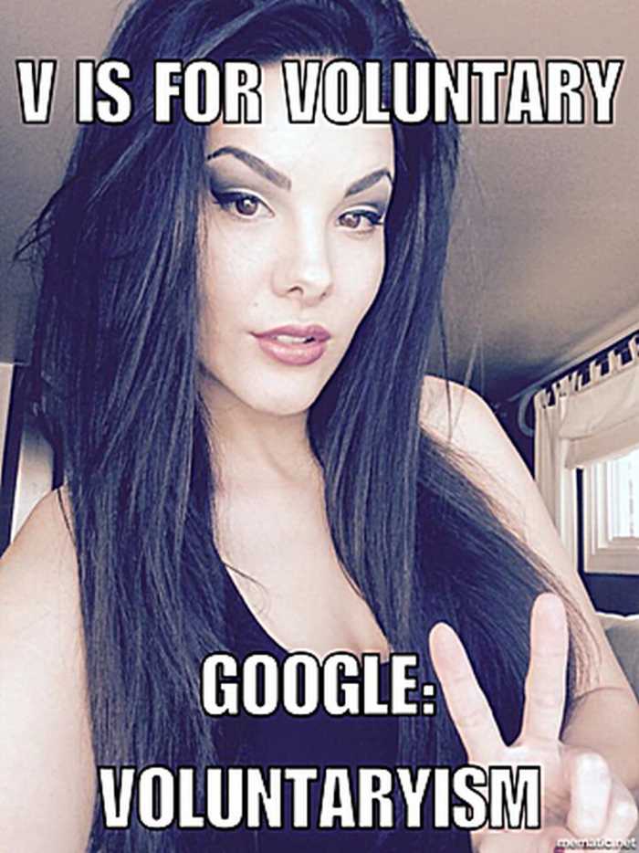 Voluntaryism is simply the practical application of the libertarian non-aggression principle in the real world.