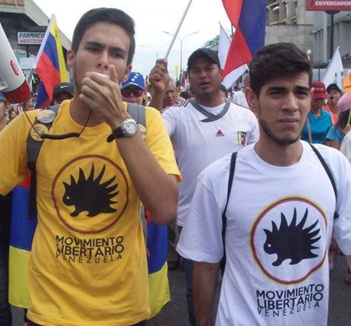 In June members of Movimiento Libertario de Venezuela took to the streets in defiance of their violent, dictatorial socialist regime.