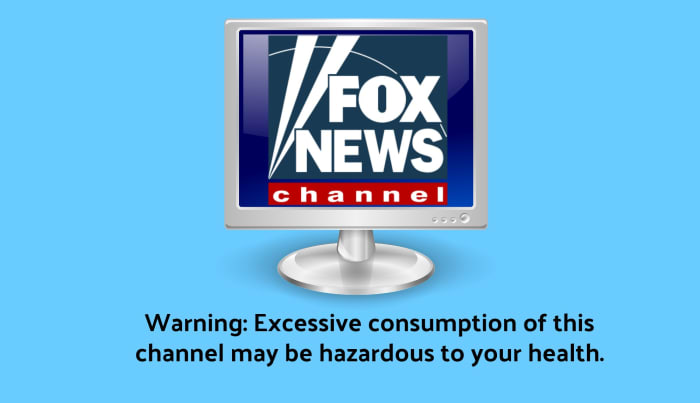 Avoid Fox News or you may fall ill with Fox Geezer Syndrome.