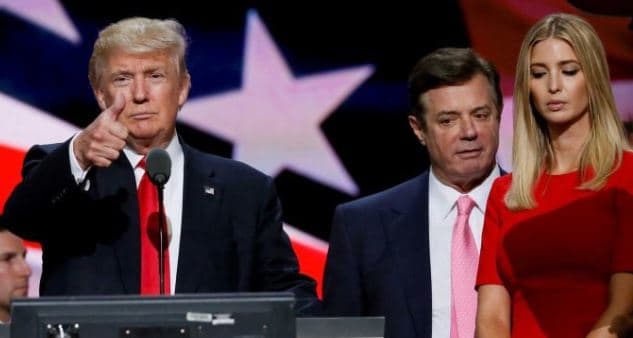 Donald Trump, Paul Manafort, and member's of Trump's family are all implicated in the Russia scandal.